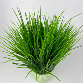 Трава в кашпо для интерьера 30см - Фото1. Купить в розницу