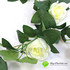 Лиана с розами 220 см. (Белая) фото малое1