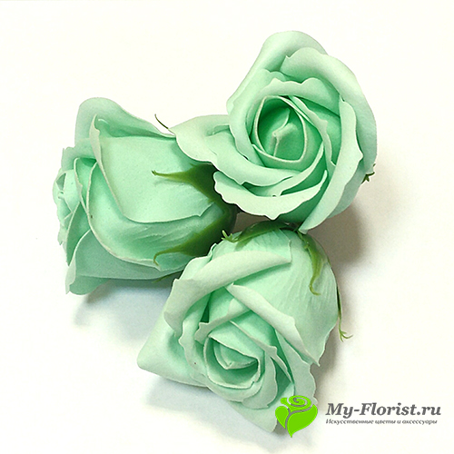 Розы из мыла мятные, мыльные розы ручной работы - Интернет-магазин My-Florist.ru