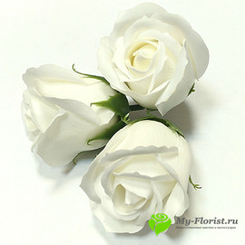 Роза из мыла (Белая)