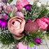 Новогодняя композиция КИМБЕРЛИ розовая H-22см фото малое2