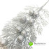 Серебряная ветка водоросли с бусинами 75 см. фото малое1