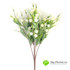 Зелень с мелким цветочком 38 см. (Белая) фото малое1