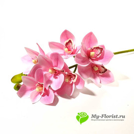 Орхидея ЦИМБИДИУМ латекс 76см. (Розовая)
