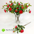 Ветка пионовидной розы (красная) фото малое1