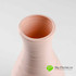 Ваза для цветов пластик H-20 см (розовая) фото малое1