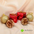 Набор новогоднего декора с шишками, шариками и подарками (6шт.) фото малое