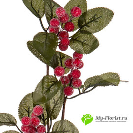 Ветка ягоды в сахаре H-63 см - Фото1. Купить в розницу