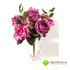 Розы с гортензией АДАМАС 48 см Лиловый фото малое2