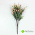 Зелень с мелким цветочком 38 см. (Розовая) фото малое1