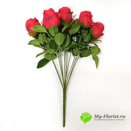 Розы ПРИОРА 49 см. (Красный) - Фото1. Купить в розницу