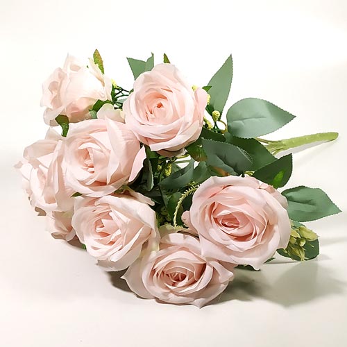 Искусственные букеты в розницу - Розы САИДА 41см (Розовые)