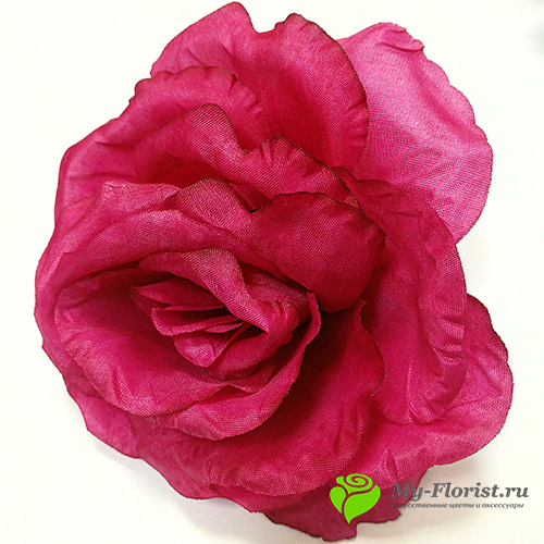 Головы искусственных цветов - Роза "Малибу" (Малиновая) Арт.10106-3