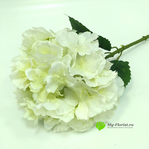 Купить искусственные цветы - Гортензия макси 65 см (белая)