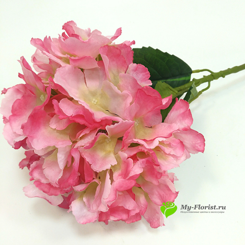 Купить искусственные цветы - Гортензия макси 65 см (розовая)