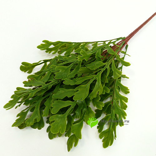 декоративная зелень и листья - Зелень декоративная куст силикон 44 см.